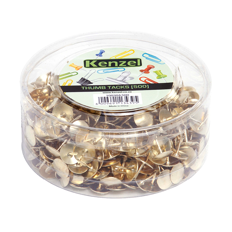 Thumb Tacks 500pcs/tub Kenzel